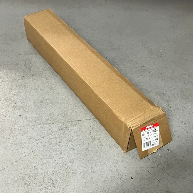 HUSKY Sheeting 12 ft. x 100 ft. Heavy-Duty Coverall Polyethylene Clear 6 mil (ne