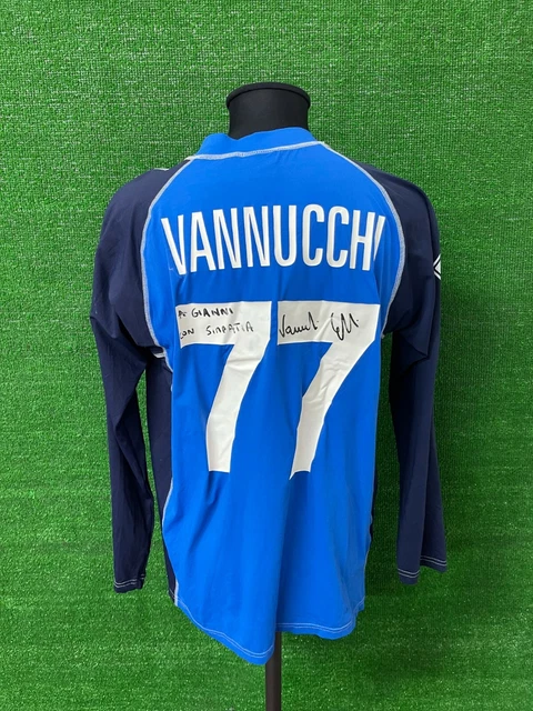 Maillot Siena Mastronzio Match Usé - Trikot Jersey De Football Occasion - Comme Sur Photos
