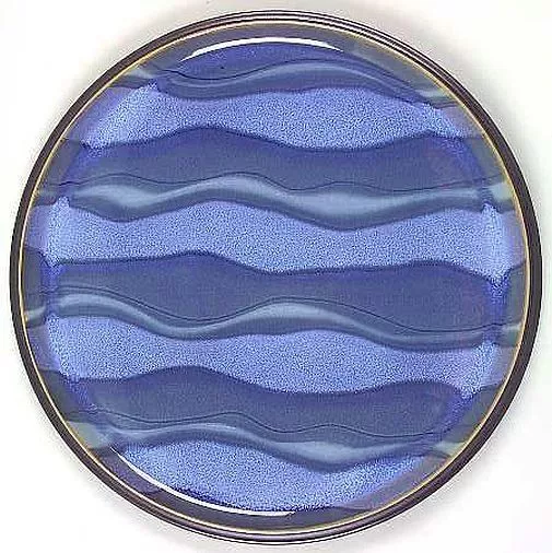 Denby Blue Jetty Water  Round Platter