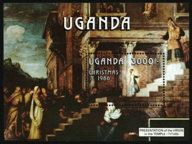 Uganda 1986 - n. Michel blocco 66 ** - nuovo di zecca - Natale / Natale