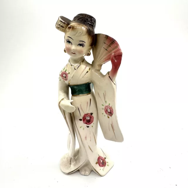 Vintage Asian Japanese China Doll Souvenir Doll Geisha 6” Tall