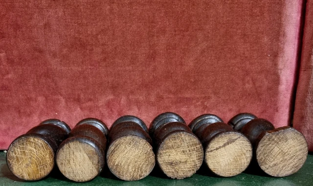 6 Barley twist turned spindle Column Antique french oak architectural salvage 4" 11