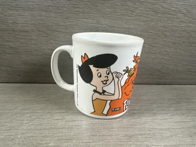 Vintage Vtg Flintstones Mug 1991 Barney And Betty Rubble