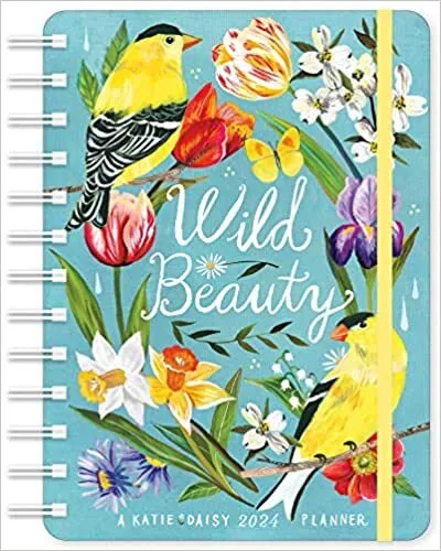 KATIE DAISY 2024 Weekly Planner: Wild Beauty | Travel-Size 12-Month