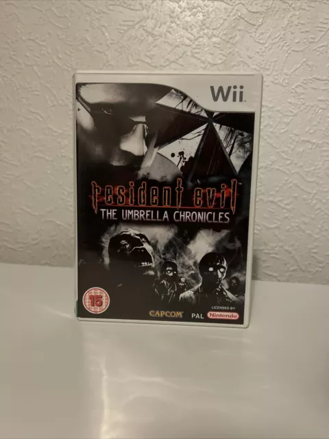 Resident Evil: The Umbrella Chronicles - Nintendo Wii, 2007 With Manual