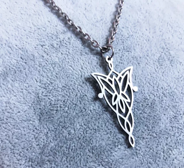 Collana elfica donna Stella del Vespro SIGNORE degli ANELLI Arwen Elfo HOBBIT 2