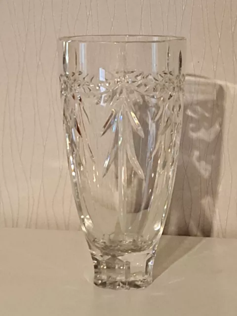 Tolle Kristallglas-Vase - Antik