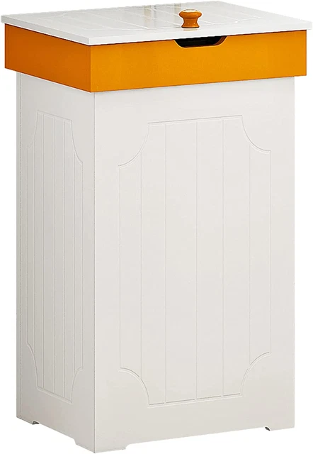 Trash Can Cabinet, 23 Gallon Kitchen Garbage Can, Wooden Recycling Trash Bin, Fr