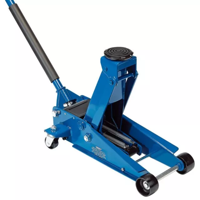 Draper Heavy Duty Trolley Jack With Twin Pistons 3 Tonne 16407