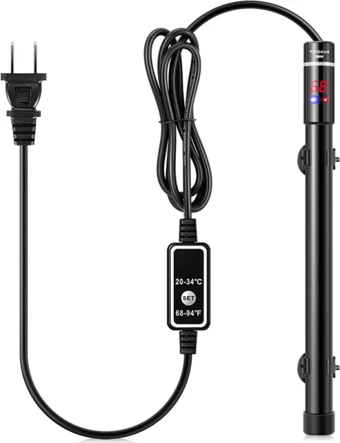 300W Aquarium Heater Submersible Tropical Fish Tank Water IntelligentLED Display