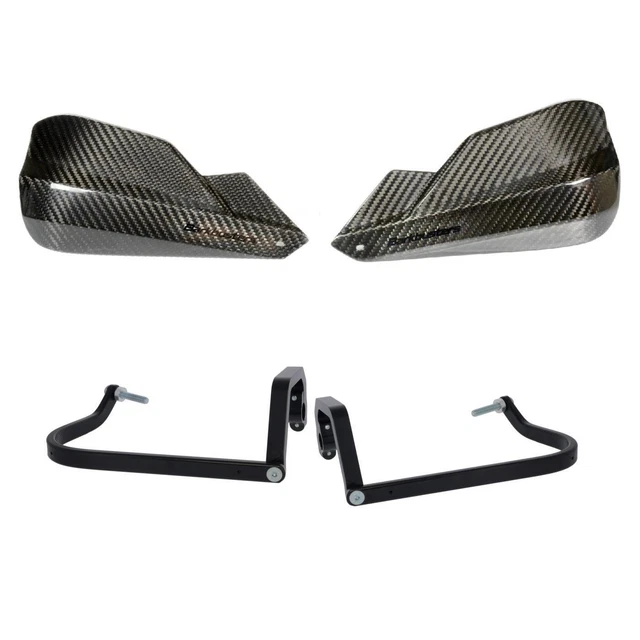 BARKBUSTERS BLACK CARBON Fibre Handguards & Fit Kit BMW R1300GS ADV ...