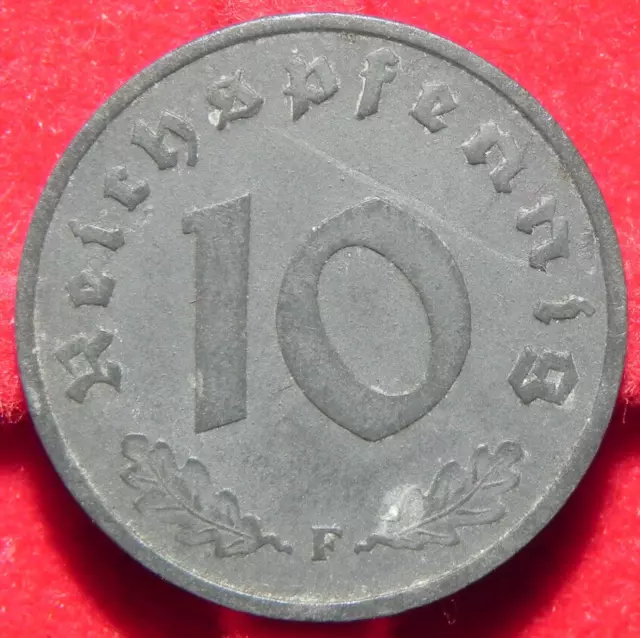 Alliierte Besatzung Deutschland 10 Pfennig 1945 "F" (11/4/3)