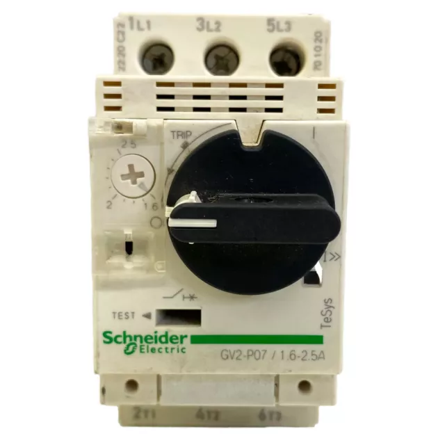 Schneider Electric GV2-P07 TELEMECANIQUE 1.6-2.5A Manual Starter Motor Breaker