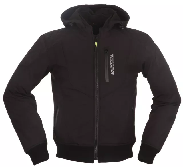 MODEKA Softshell Motorradjacke CLARKE wasserdicht Thermoweste Protektoren S