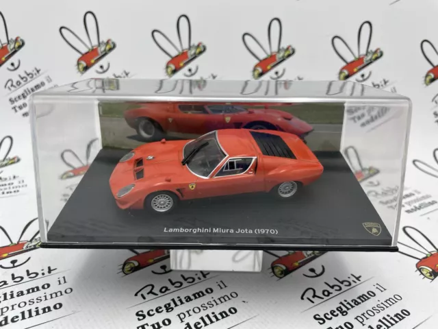 Die Cast " Lamborghini Miura Jota (1970) " Lamborghini Scala 1/43