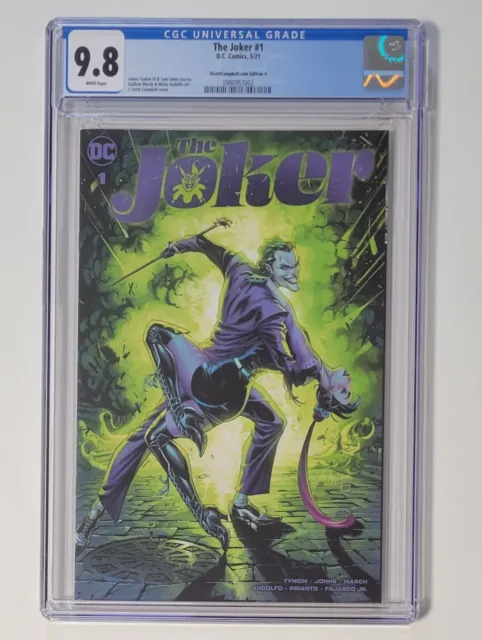 The Joker #1 - CGC 9.8 - J Scott Campbell Variant Cover Edition A