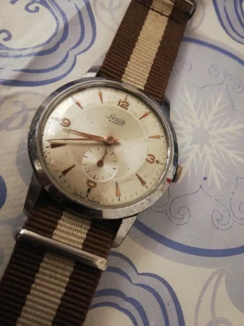 LANCO  orologio carica manuale 38mm. Anni 60 cal.1218 SUISSE MADE