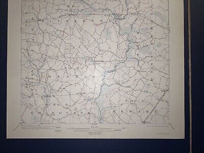 1902 USGS topo map Pittsville Quadrangle Maryland Newark Colbourne Denis 6