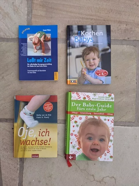 Oje ich wachse/Baby Guide/Laßt mir Zeit/Kochen für Babys alle in super Zustand!