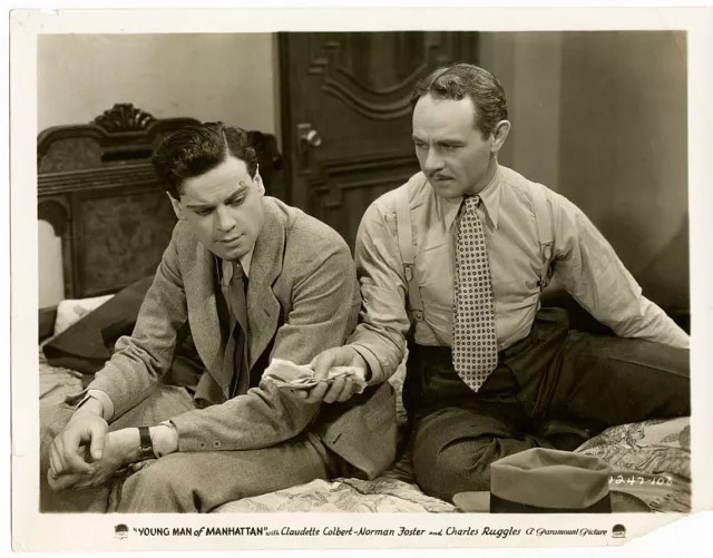 -Original- 1930 -Young Man of Manhattan- Vintage 8x10 Movie Promo Still Photo