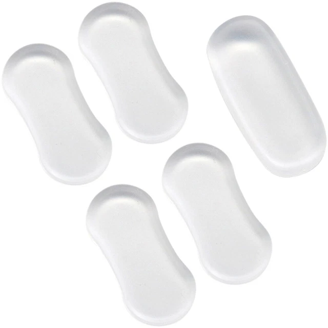 5 Pcs Stabilizzatori Per WC Ammortizzatore Copri Water Paraurti Trasparenti Muto