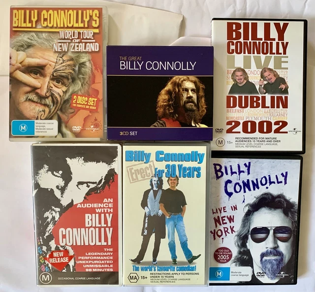 billy-connolly-dvd-vhs-cd-bulk-lot-x6-live-best-of-stand-up-tour