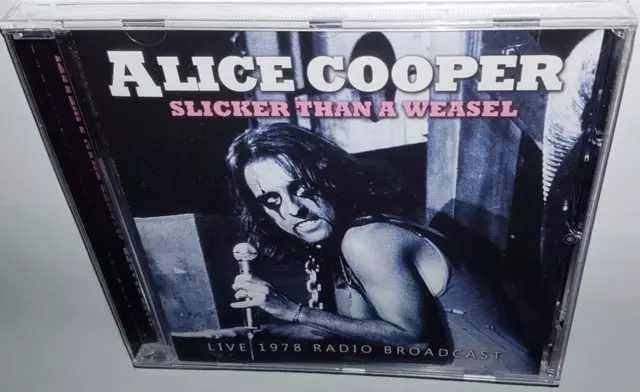 Alice Cooper Slicker Than A Weasel Live 1978 Radio Broadcast Brand New Sealed Cd