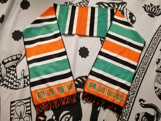 Écharpe Ultras Unione Venezia Mestre Autographiée Recoba Maniero - Objet Supporter Occasion - Origine Italie
