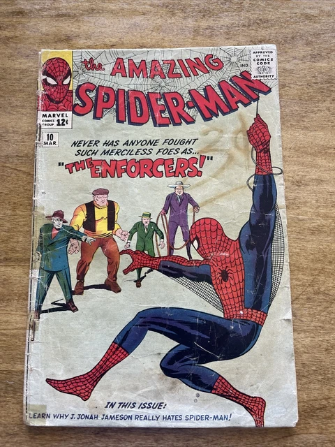 Amazing Spider-Man #10 VINTAGE Marvel Comic 1st Big Man & The Enforcers