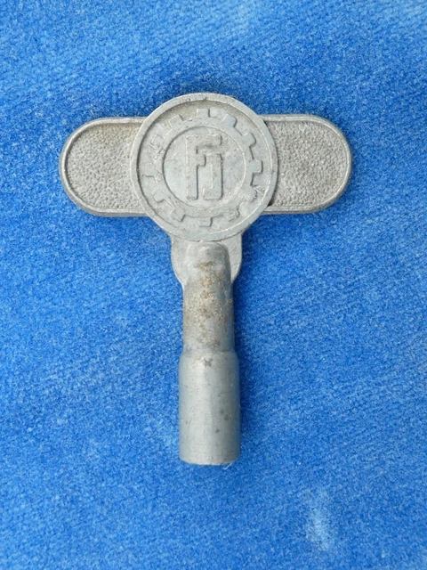 ANCIEN JOUET MÉCANIQUE HÉLICOPTÈRE POMPIERS BI-ROTORS F Calonne
