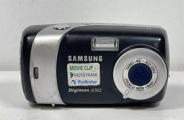 Samsung Digimax A502 Digital Camera 5.0MP Pictbridge - Working