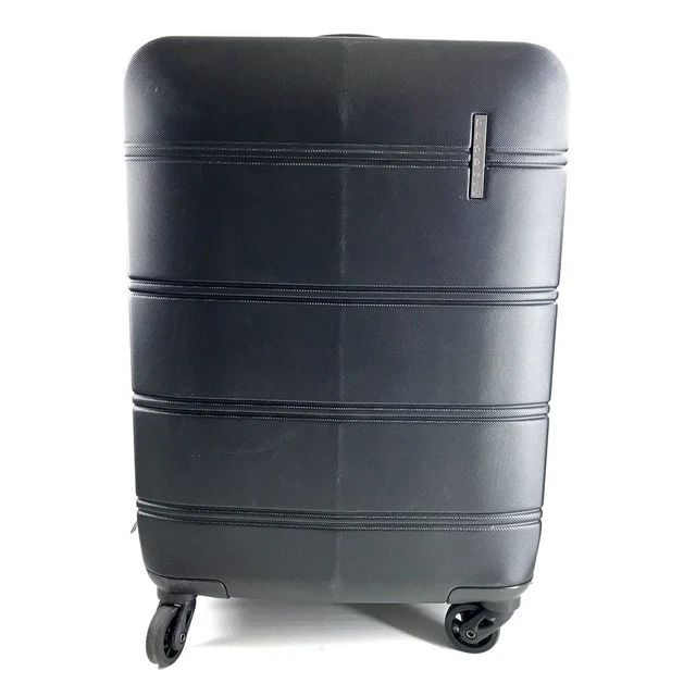 Bugatti Black Carry On Hardshell Luggage 20"