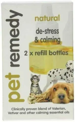 New Pet Remedy Natural De Stress And Calming Refill Pack 40 Ml Pack Of 2 A Na U