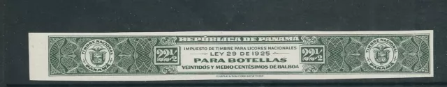 Panama 1925 Umsatz Para Botellas 22 1/2c Imperf VF Gebraucht