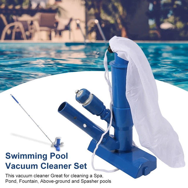 POOL CLEANER PORTABLE Spa Swimming Pond Fountain Vacuum Brush Cleaning