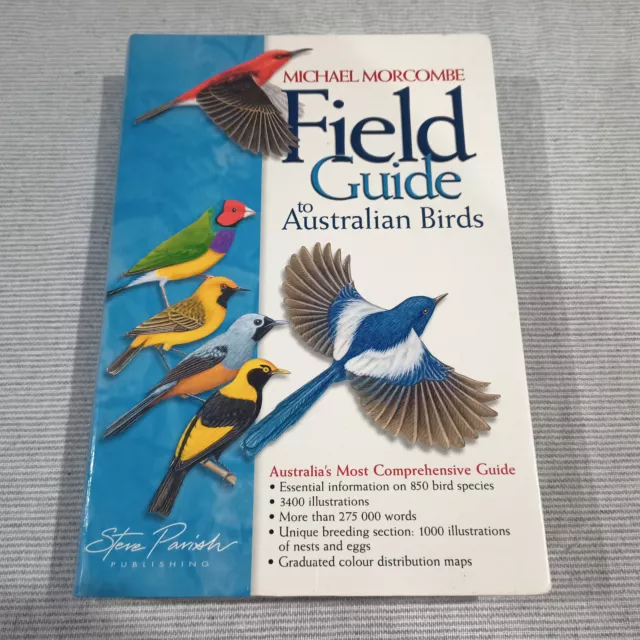 Field Guide to Australian Birds by Michael Morcombe, Softcover 2002