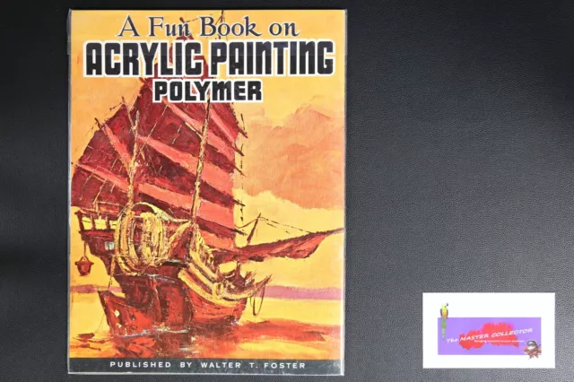 💎Art Book Published By Walter Foster Fun Book On Acrylic Painting Polymer💎