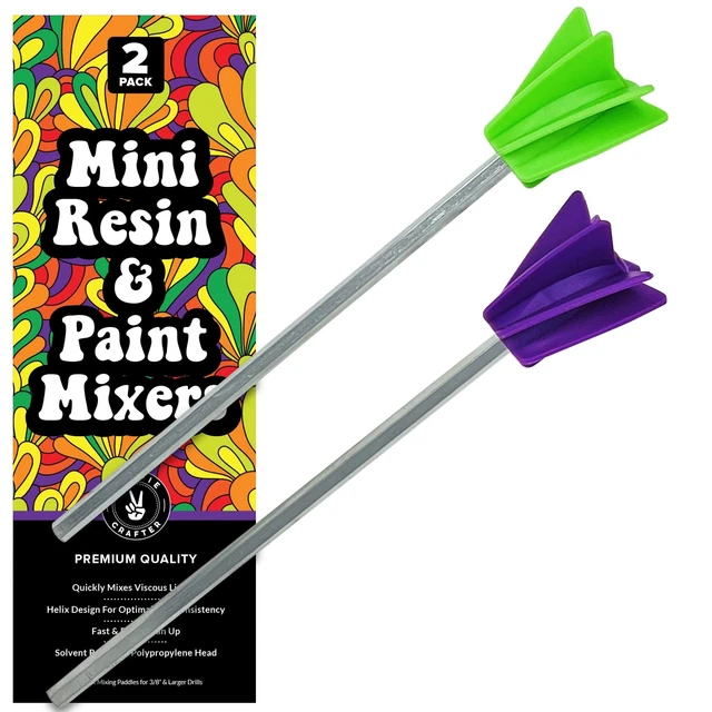 Art Resin Mixer Epoxy Mixer and Paint Mixer Drill Attachment Paint Stirrers f...
