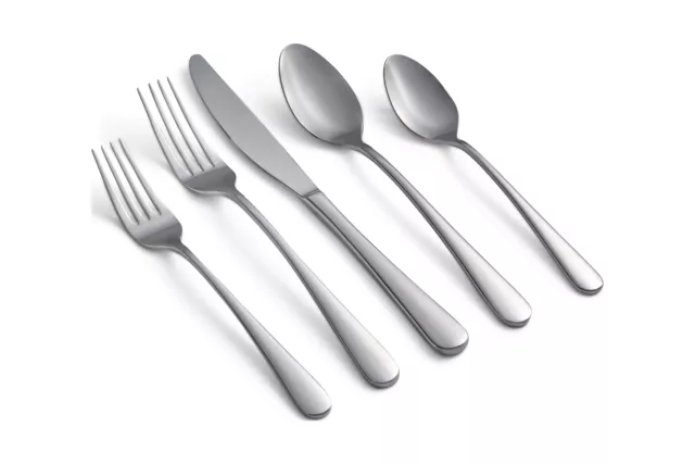Cambridge Harmonize Mirror 20 Piece Forged Flatware Set Service for 4 Stainless