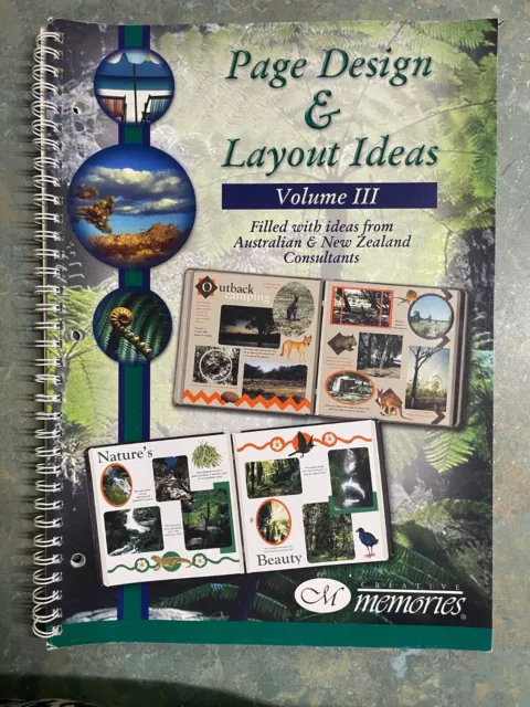 RARE 2004 Collector Design & Layout Ideas Volume 3 AU/NZ Creative Memories