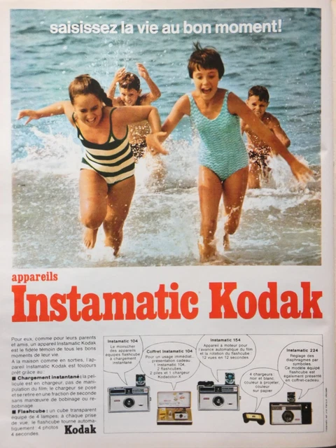 Lot De 5 Appareils Photo Argentiques Instamatic - Marque Kodak - État Occasion Mais Fonctionnels