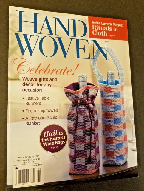 Revista Tejida a Mano Septiembre Octubre 2016 Tejiendo Regalos Celebración Coberturas Decoración #181