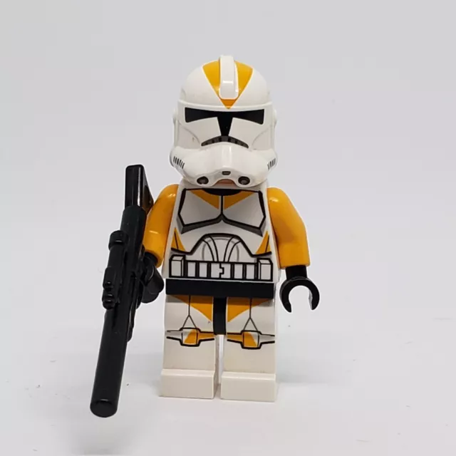 LEGO Star Wars Clone Trooper Minifigure 212th Phase 2 Bright Orange sw0453
