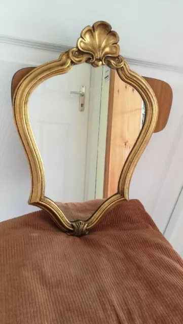 Très beau Miroir Doré style Louis XVI décor Coquillage / Coquille Stuc/ Résine ?