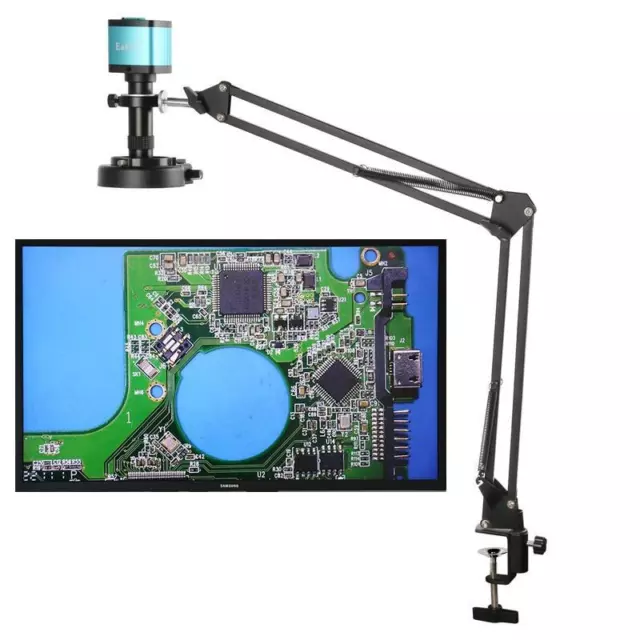 48mp 4k 1080p Hdmi USB Cámara De Microscopio De Video Industrial 1x-130x Zoom C