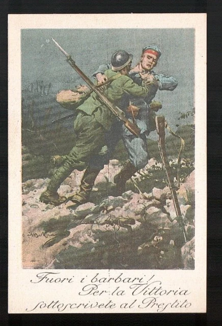 Cartolina Militare Non Viaggiata Prestito Nazionale Rendita Consolidata