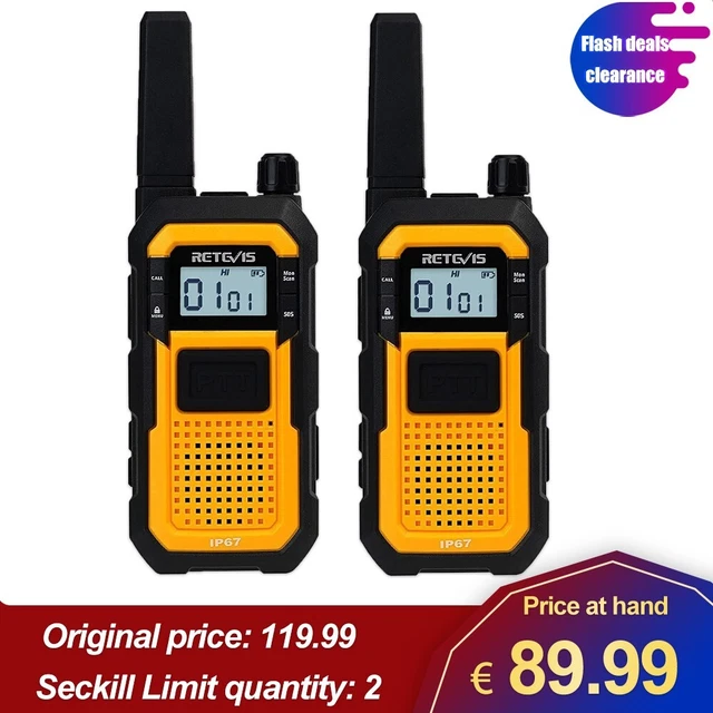 Retevis RB648 Heavy Duty Walkie Talkies wasserdichtes Funkgerät IP67 Logistik