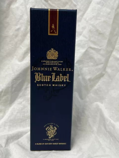 Johnny Walker Blue Label - Scotch Whisky - 200ml EMPTY BOTTLE WITH BOX Free Ship