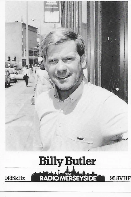 BBC RADIO MERSEYSIDE Billy Butler plain back £1.00 - PicClick UK