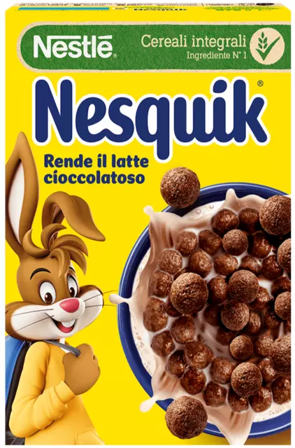 Cereal Nesquik Balls Of Cereal Full Finger Chocolate Nestle Breakfast 375g